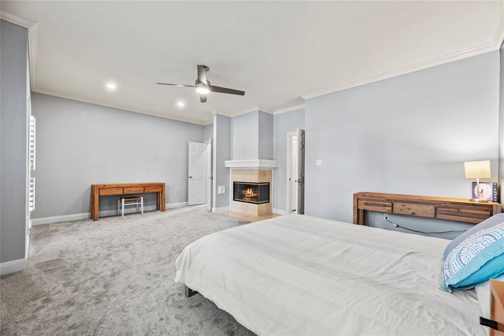 Look at all this room in your own private retreat.  Plenty of space to create a sitting area just for you while still holding any sized bedroom set.