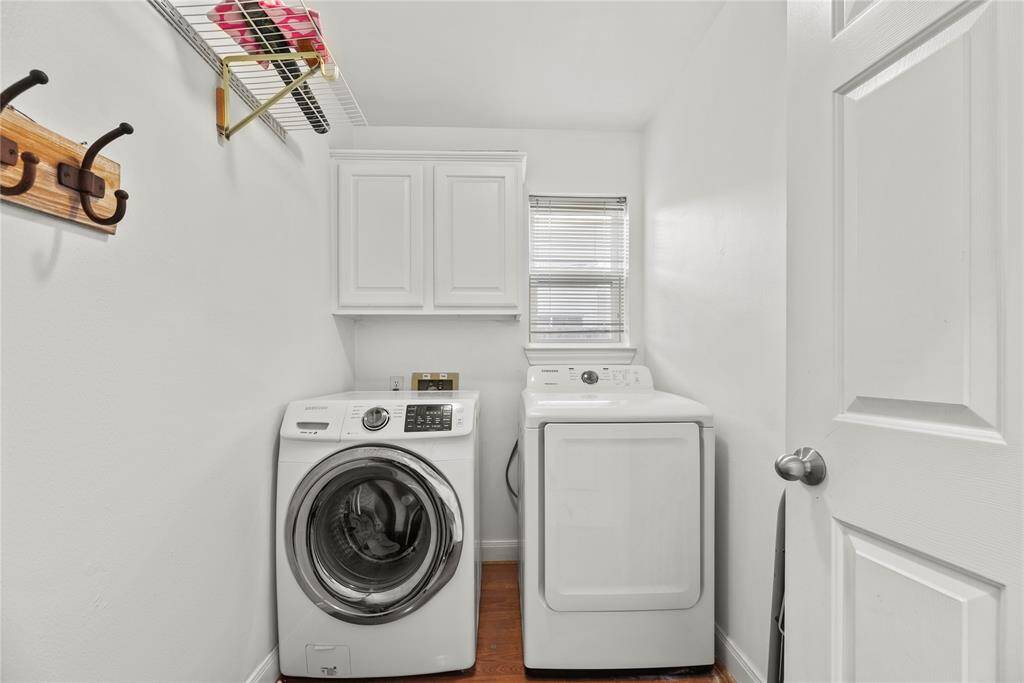 Your utility room offers the space needed to get those chores done.