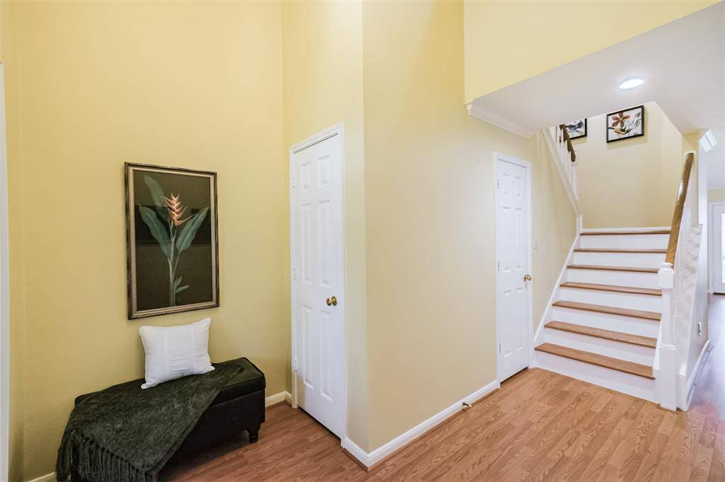 Entryway closet.