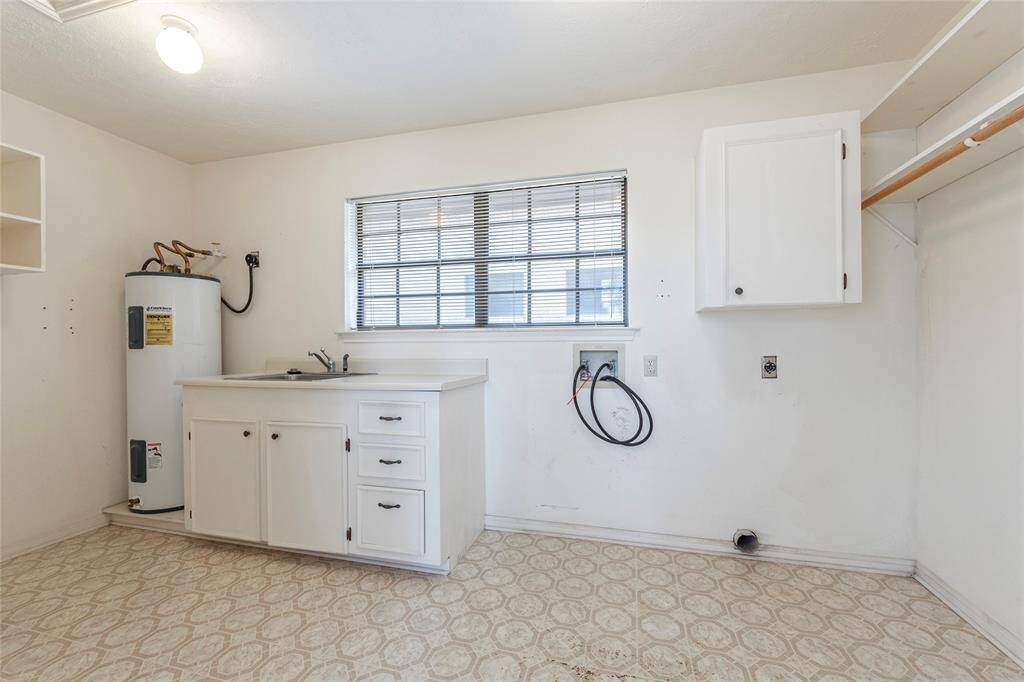 in house utility room with its own sink