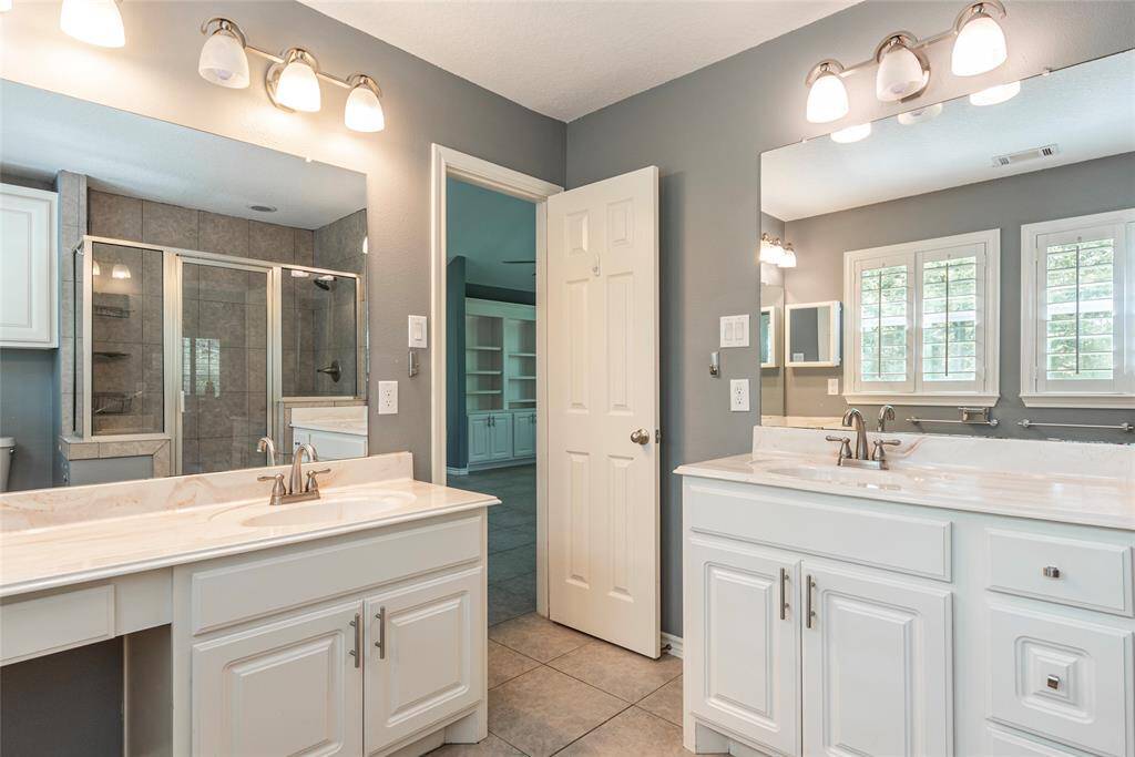 primary bath upstairs off the kitchen