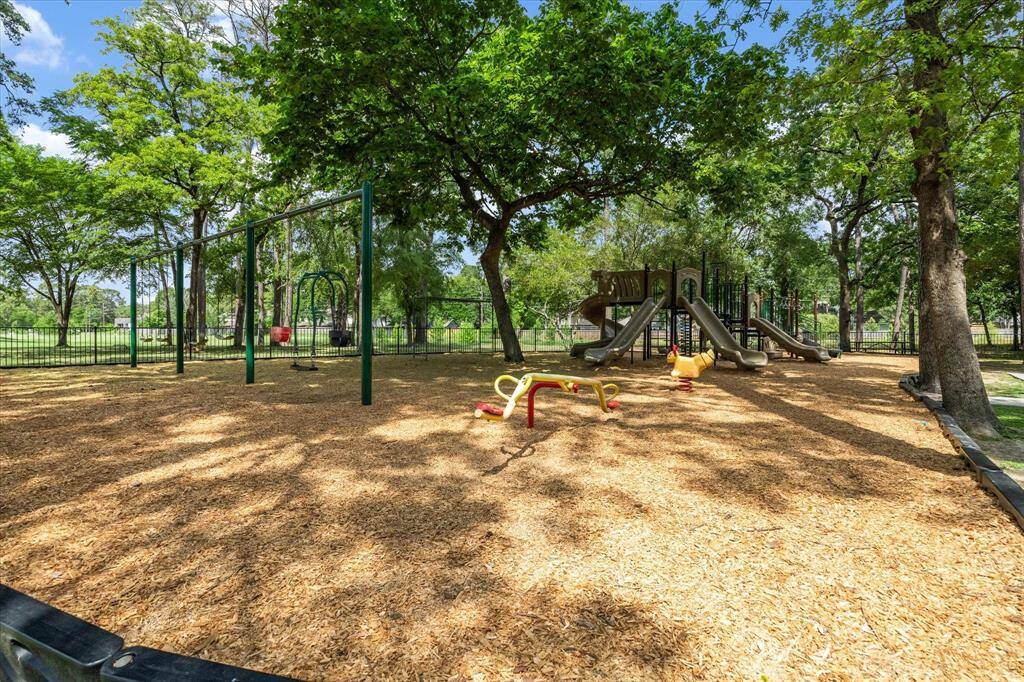 Large playground that is well kept year around.