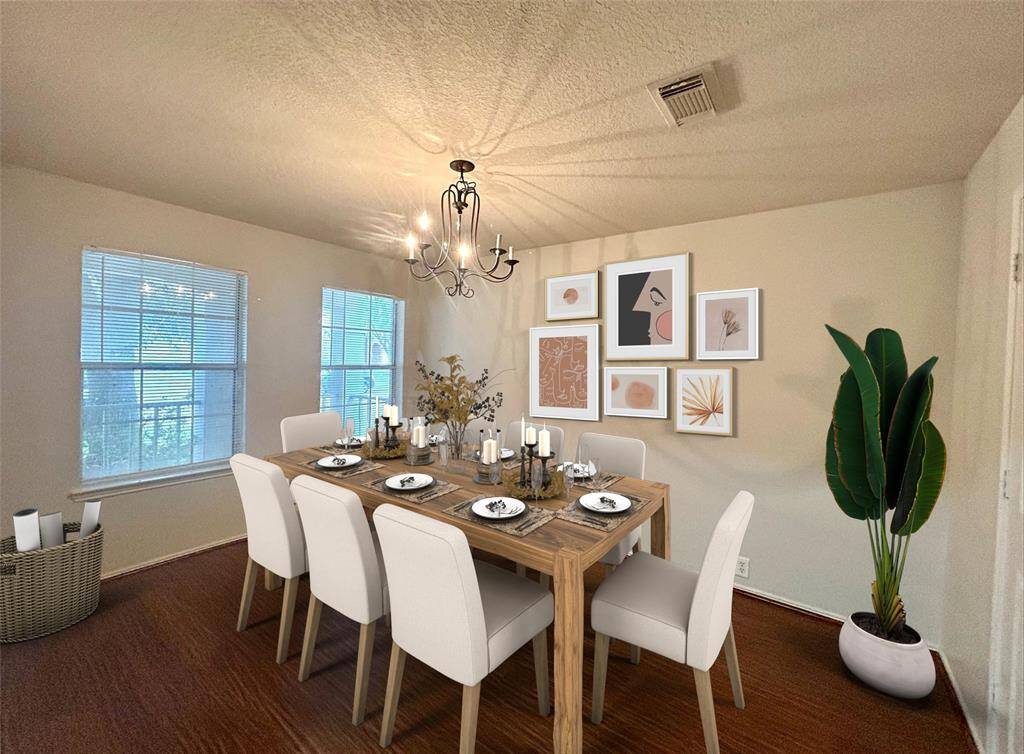 Formal Dining Room virtually staged for your viewing pleasure.
