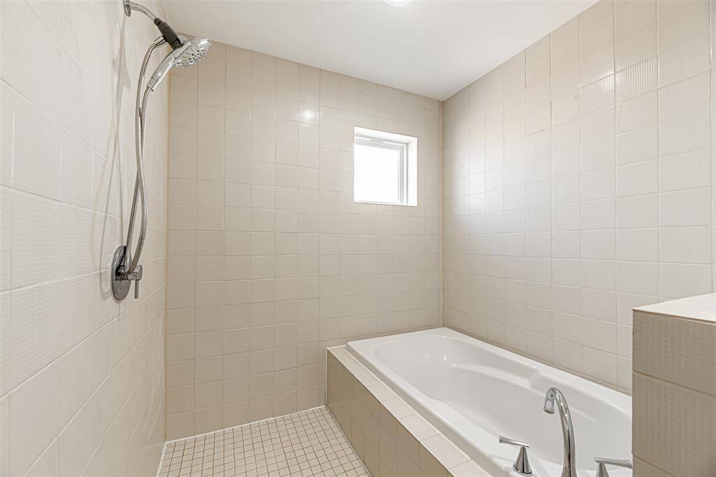 Primary Bath: Double Vanity & Hollywood style bath