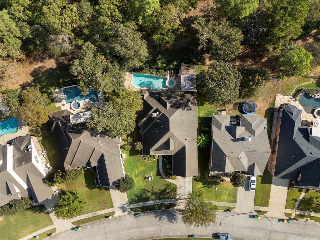 Mature trees provide privacy on this lot.