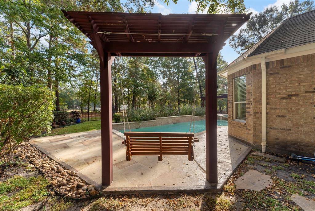 This outdoor space is perfect for entertaining.