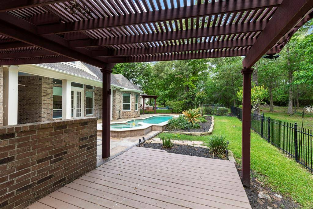Backyard is fully fenced.