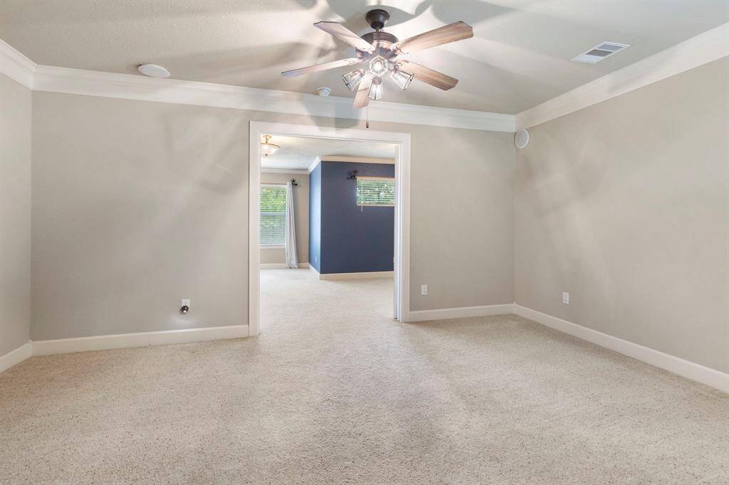 Notice the additional space at the front of this garage - perfect for a work bench or additional storage space.