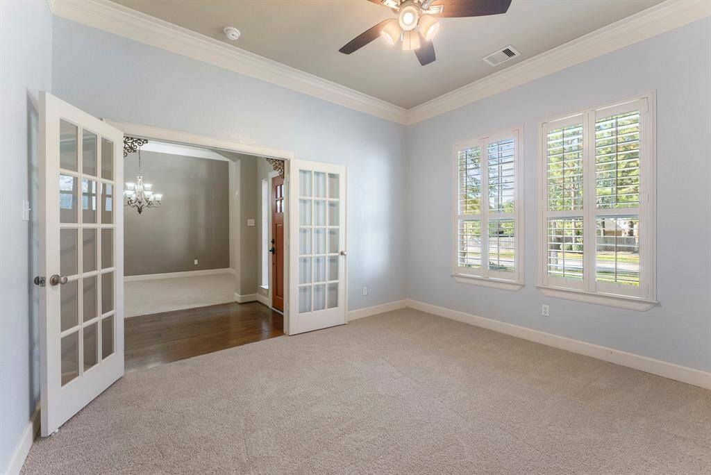 Dining room at entry of home.