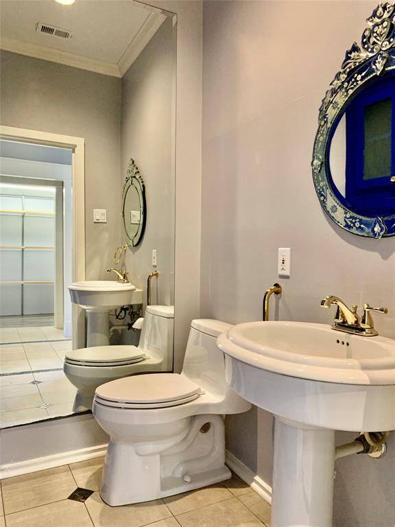 Half bath off kitchen