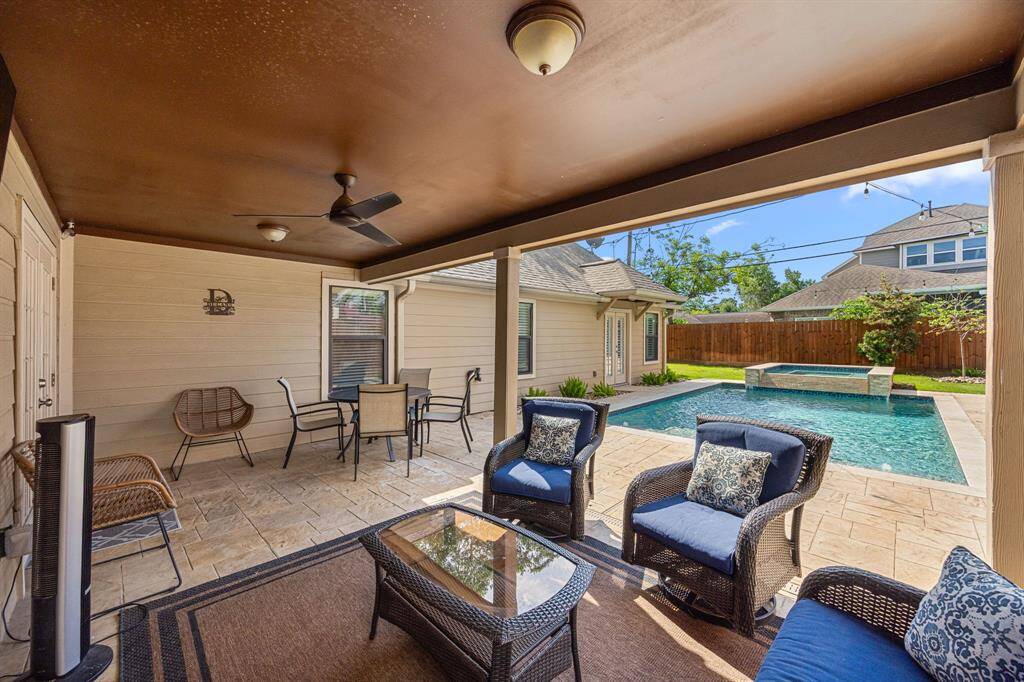 Covered patio