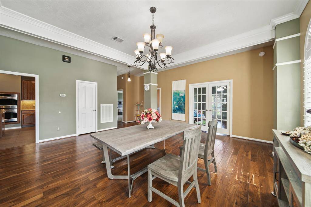 View of formal dining from living room