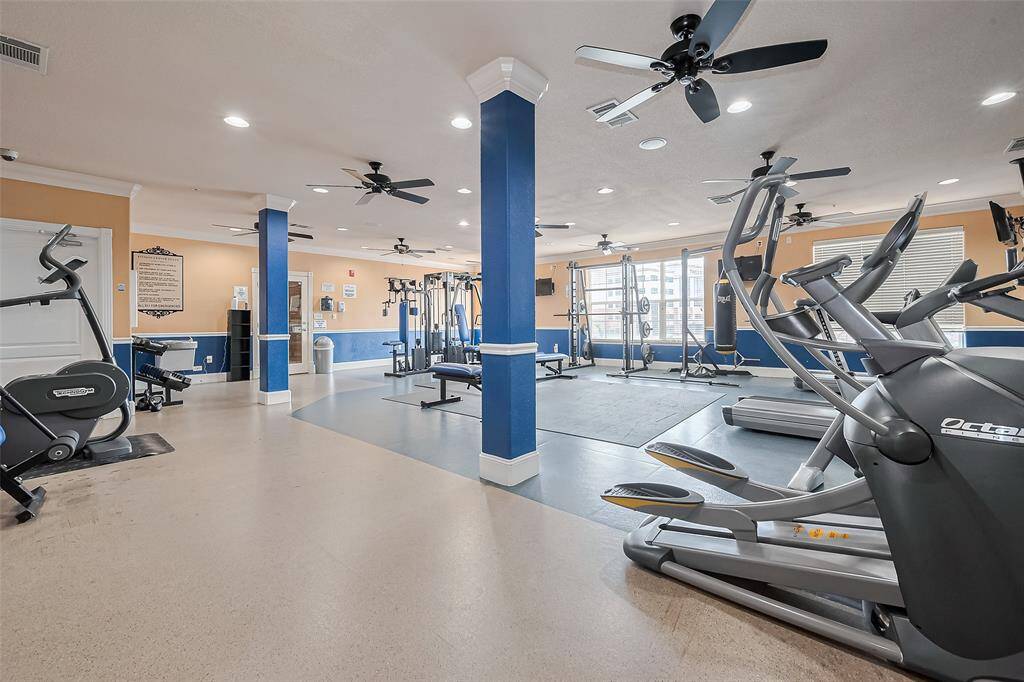 Stay active without leaving the property in the expansive fitness center, outfitted with modern equipment.