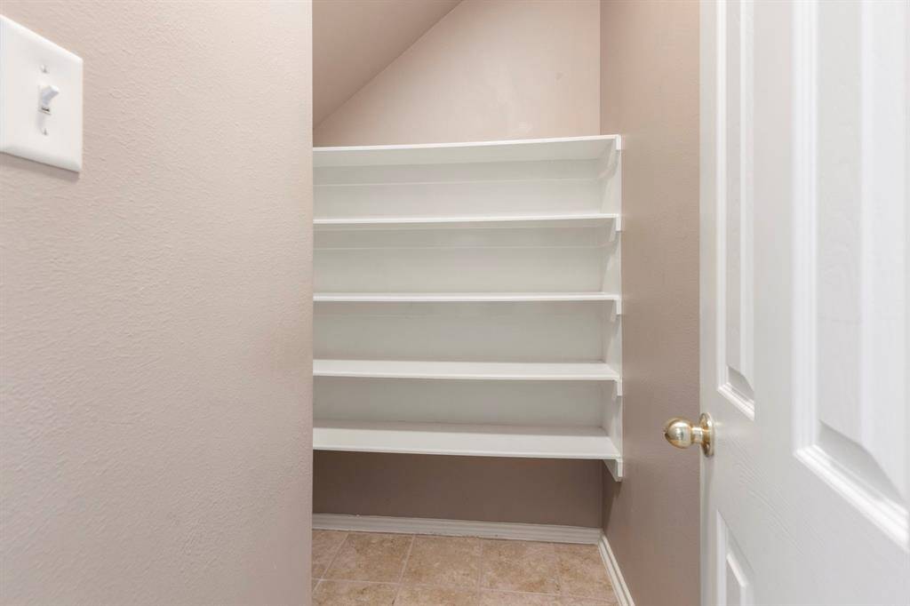 There’s a very large walk-in pantry, plus another pantry right across the kitchen for extra storage space.