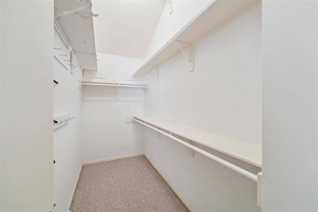 Huge walk in primary closet