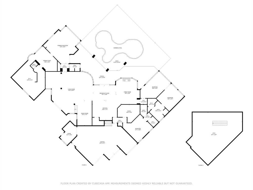 The floor plan of the house!