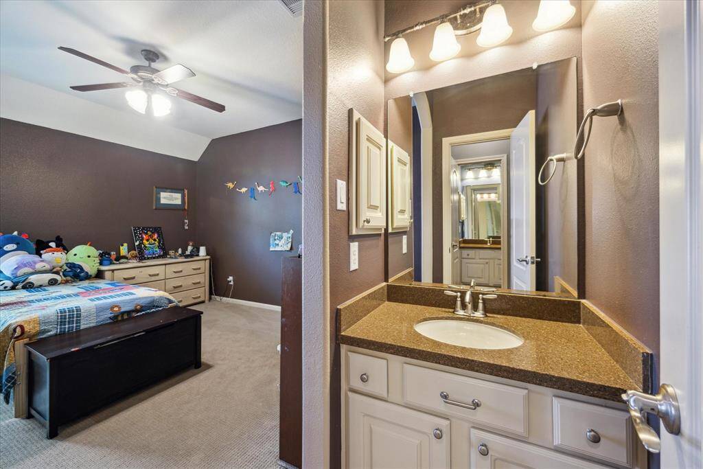 Private sink area serving one of the guest bedrooms.