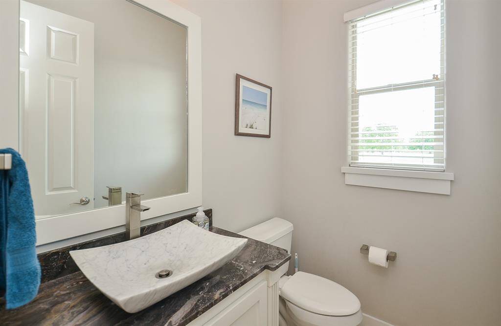Half bath by the kitchen