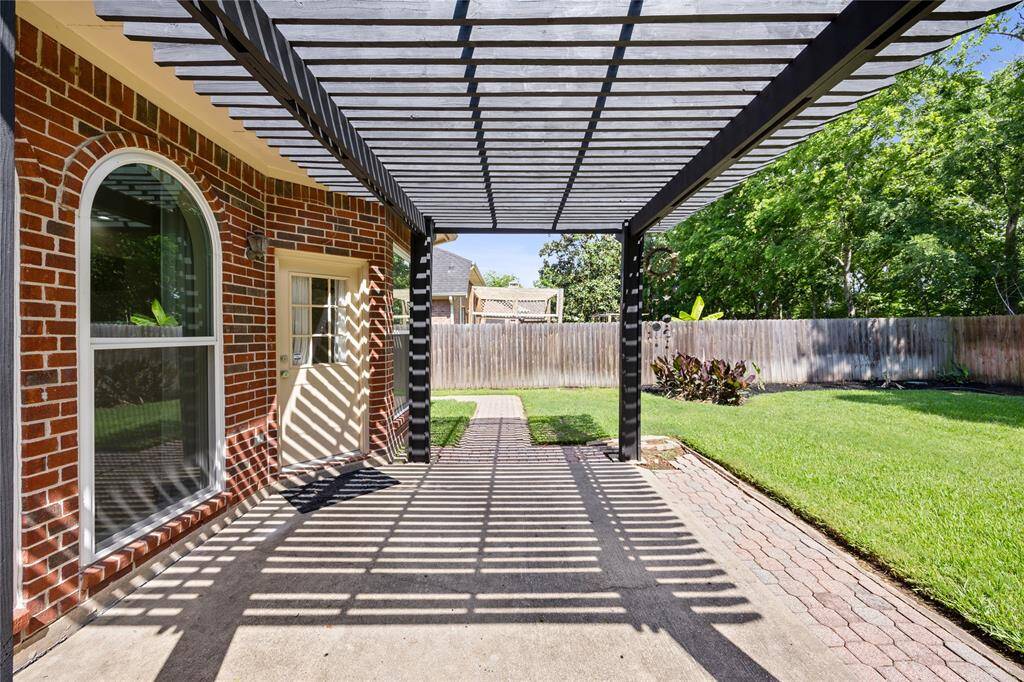 Lots of room for a grill and outdoor furniture...and the perfect spots to host that family BBQ!