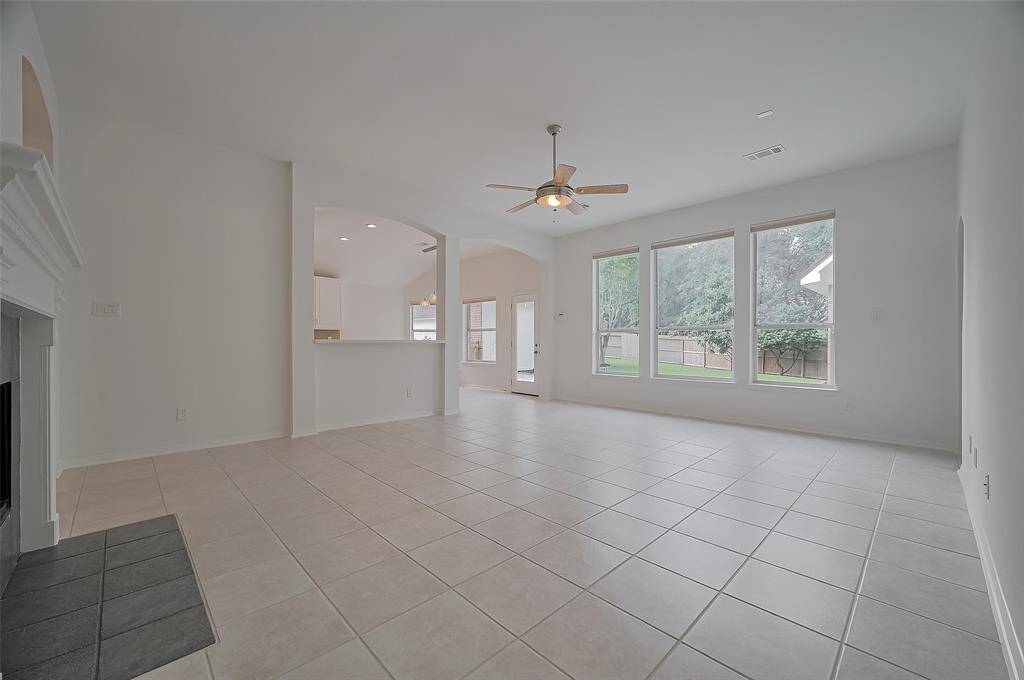 Den boasts of beautiful natural light!