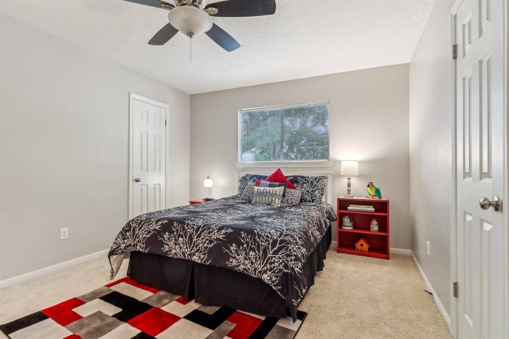Secondary bedroom on the other side of the shared bath.