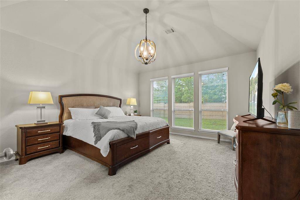 Spacious primary suite.