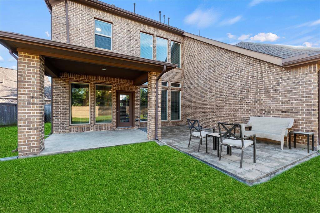 Extended patio.