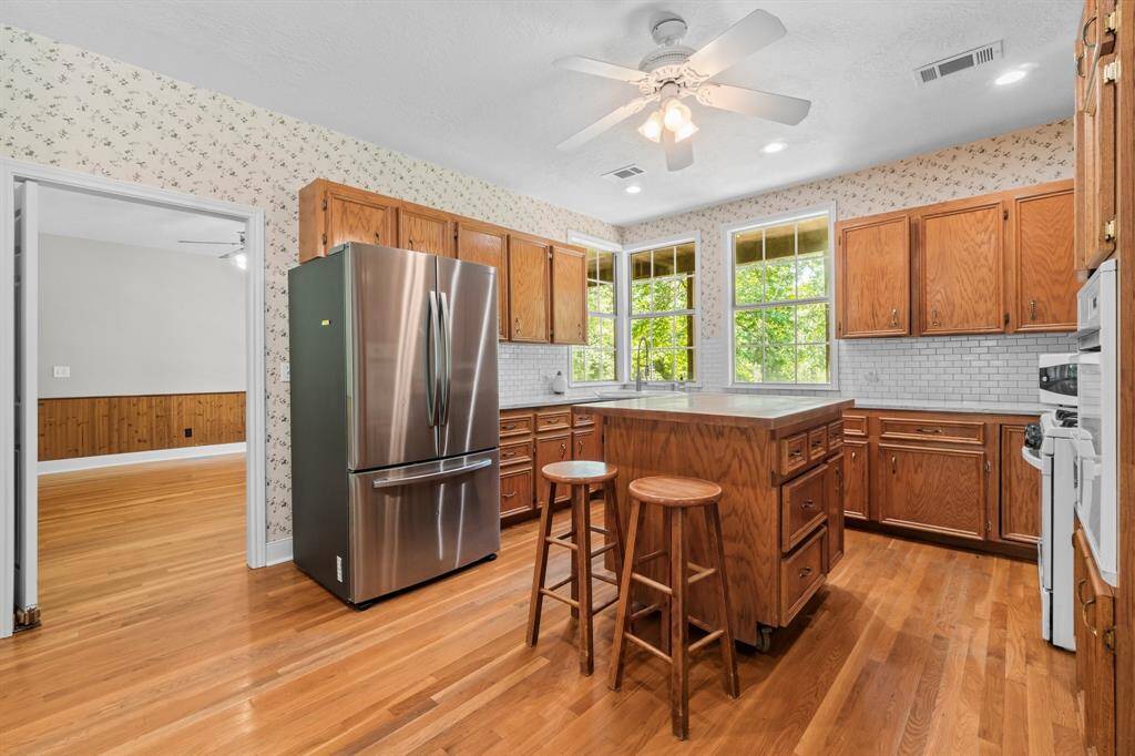 Family room just off the kitchen.