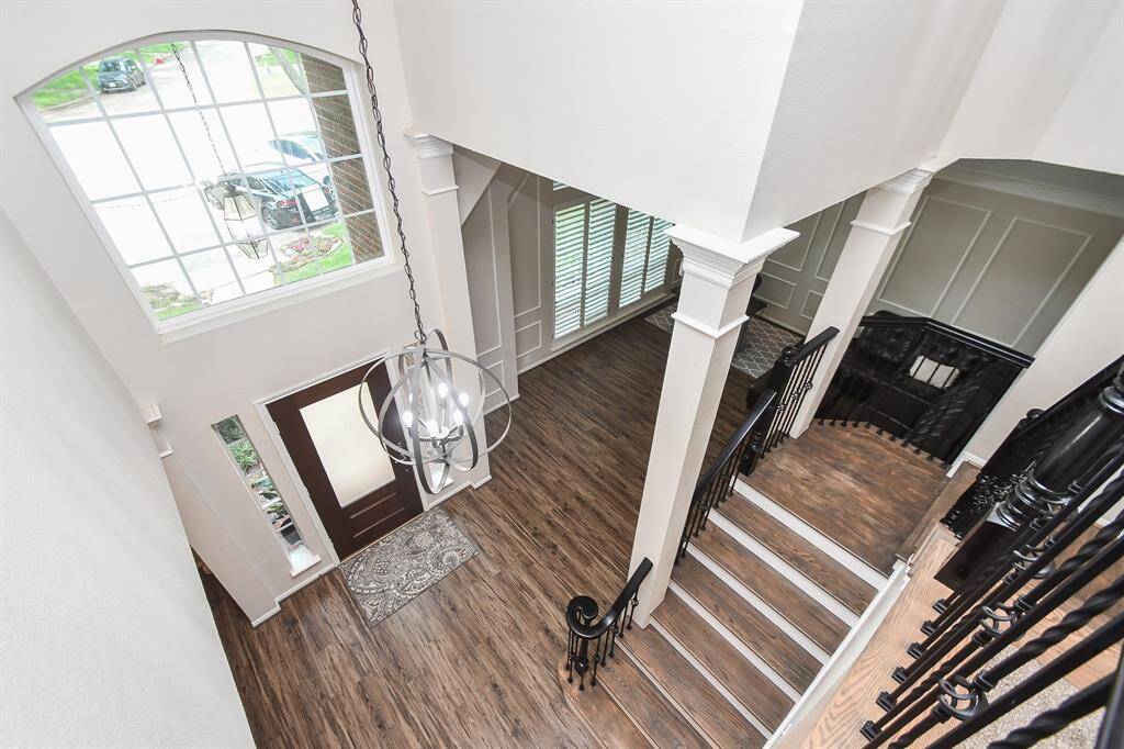 Take in this breathtaking view of your home from the second floor. Note the walls full of windows to let all the natural light come into your house on sunny days.