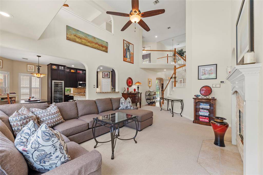 Alternate view of the family room from a corner.