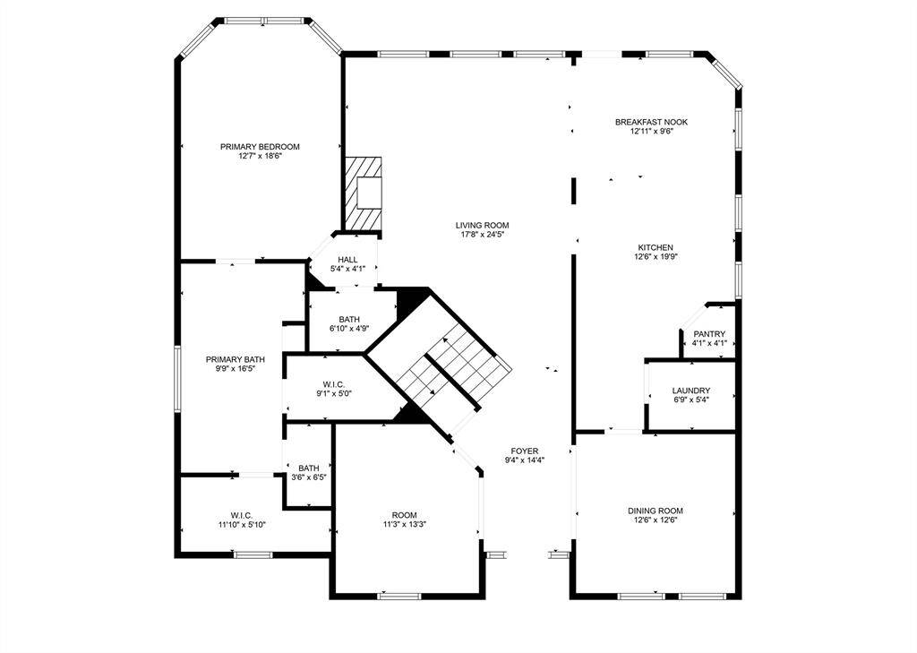 First floor floor-plan