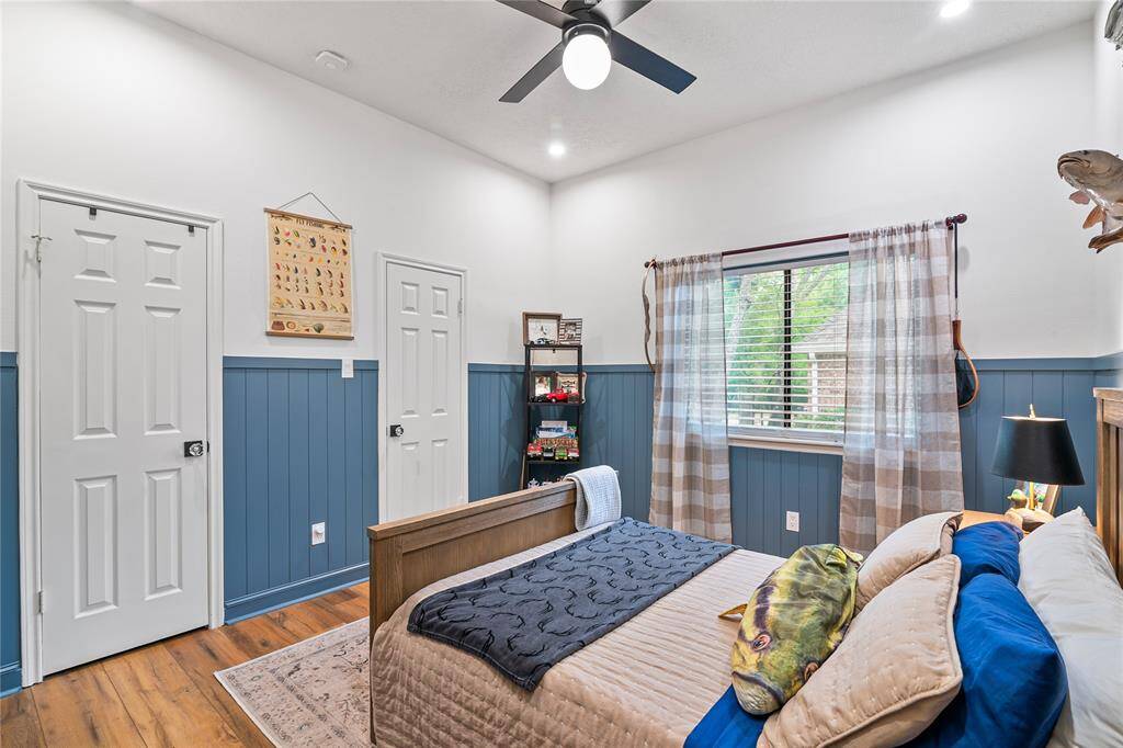 Bedroom #2 offers generous space and features two spacious walk-in closets, providing comfort and plenty of storage.
