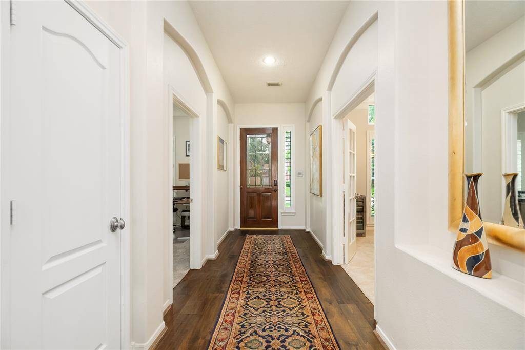 The beautiful wood floors in this home were replaced in 2021, adding a fresh, modern touch to the space while maintaining a timeless appeal.