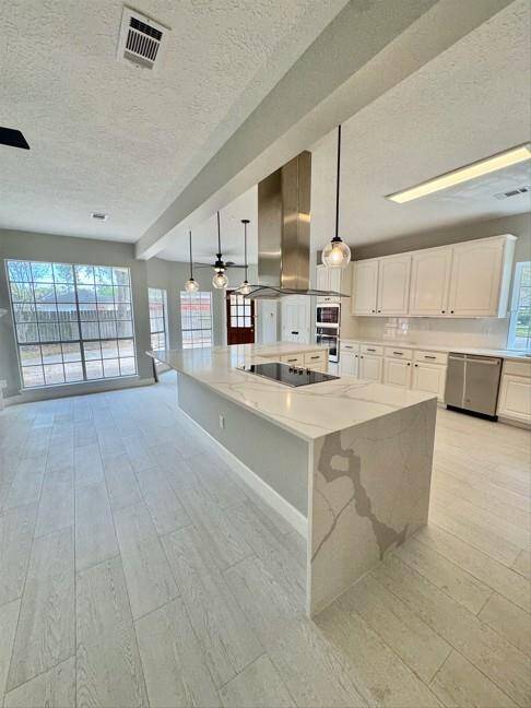 Updated kitchen open to breakfast and family room