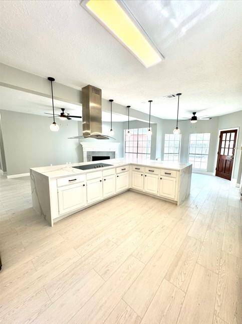 Spacious kitchen with new appliances