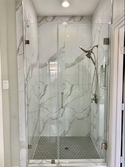 Master bathroom new standup shower