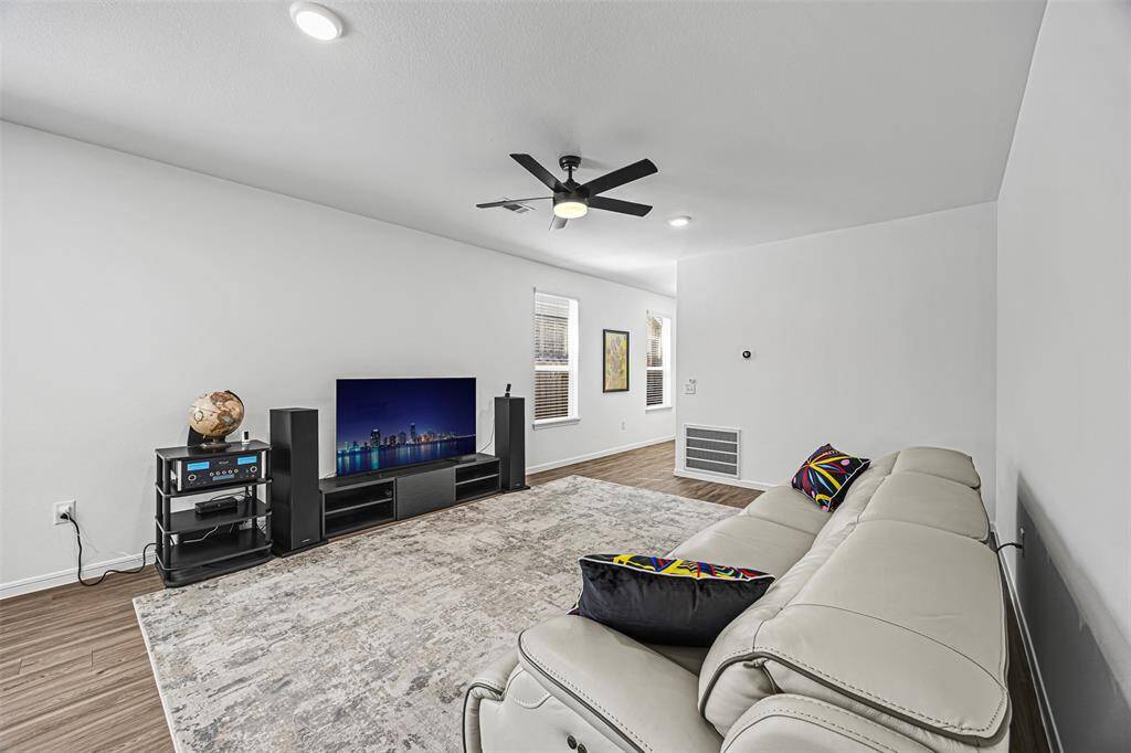 This home features an open living room.