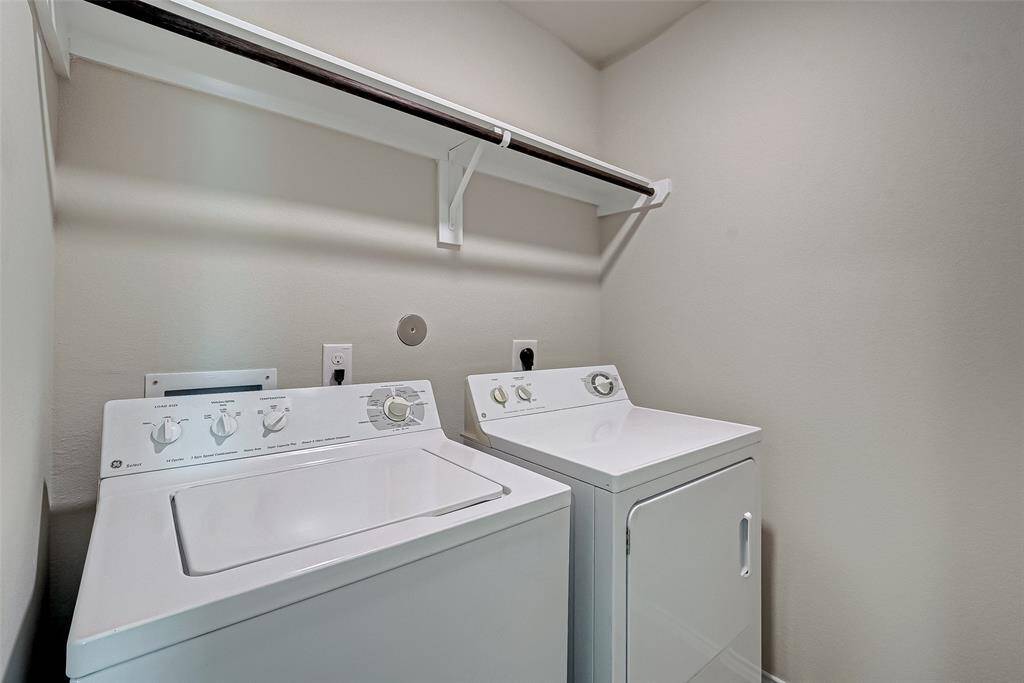 Designated laundry room