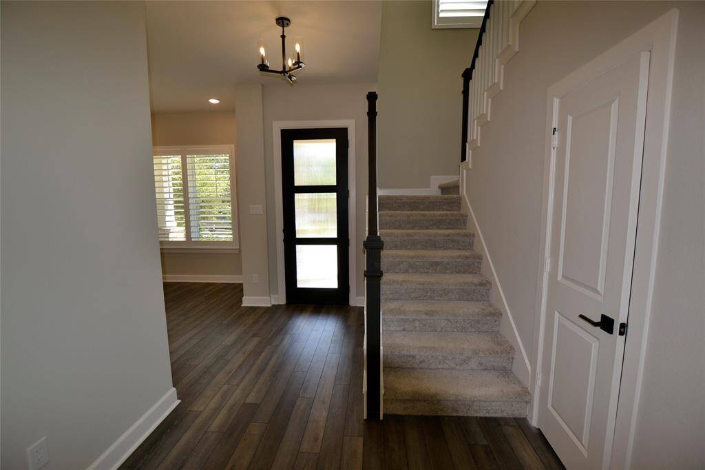 Half bath by the stairs
