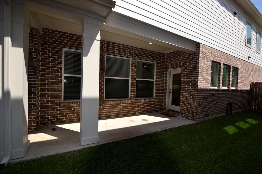 Back patio