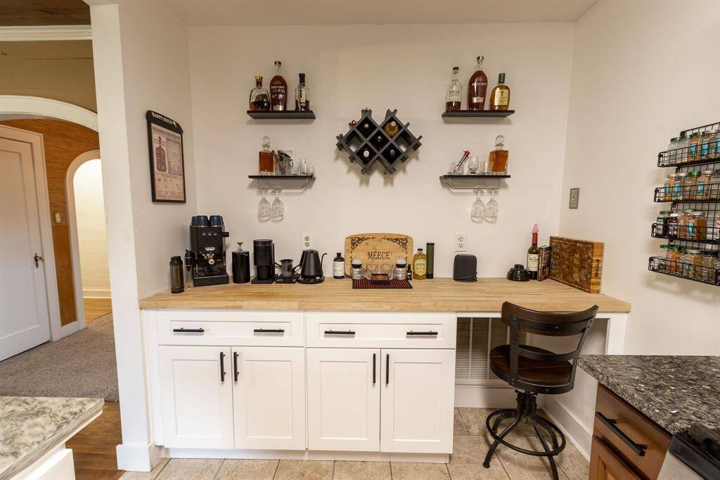 Additional prep space in the kitchen.