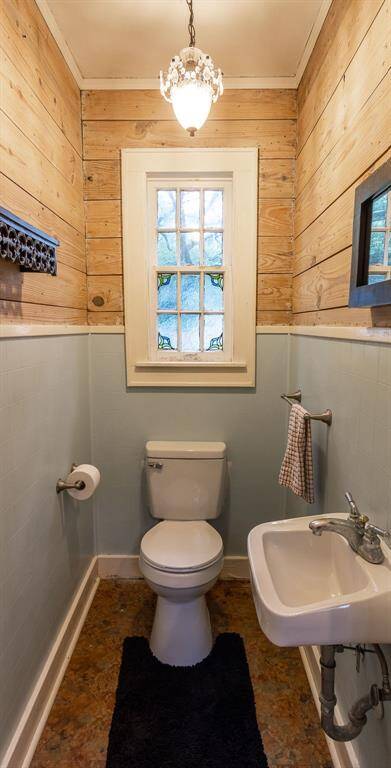 Storage closet and Switchback staircase