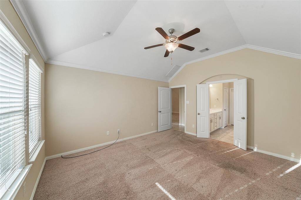 A view of the primary suite.