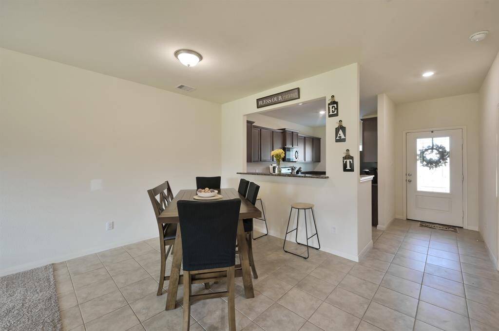 Dining Area looking into the Entry Way