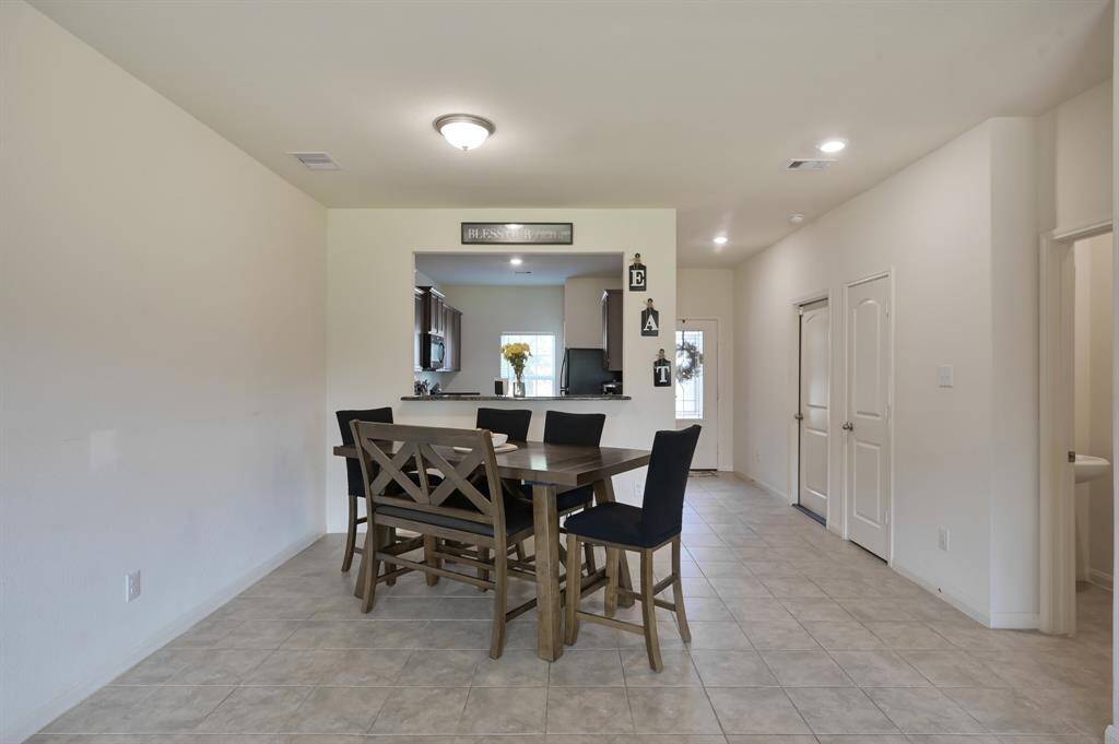 Dining Area Looking at the Kitchen