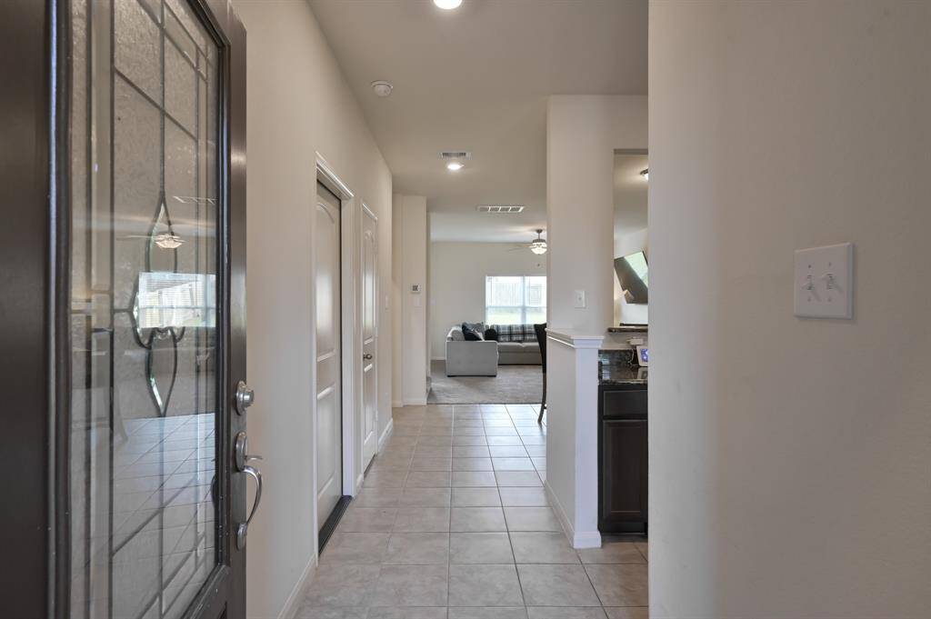 Entry from the front door.