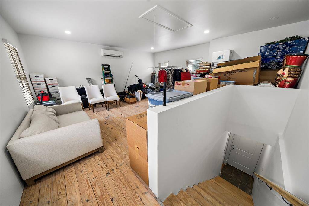 The bonus room above the garage has been fully sheetrocked and features a mini split for comfort. With so much potential, it’s ready to become whatever you envision—office, gym, or even a guest suite!