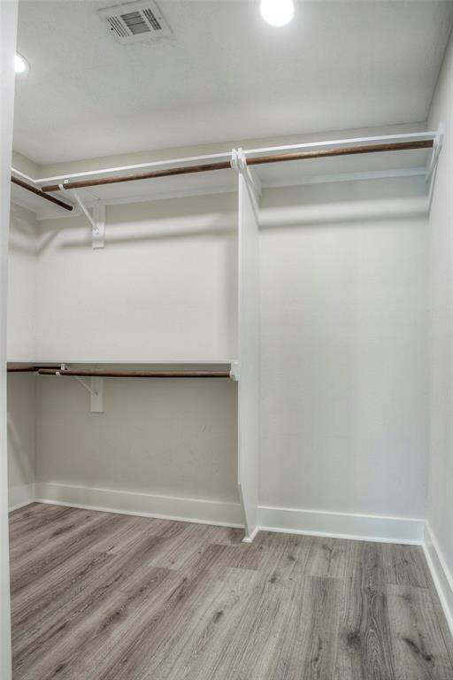 Primary closet