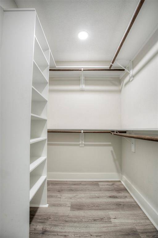 Primary closet