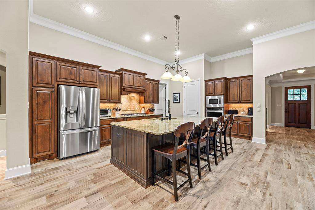 Another view of the kitchen. The island provides additional seating.
